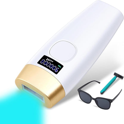 Laser Hair Removal Device At-Home  IPL Permanent Painless Hair Remover for Women and Men Laser Hair Removal for Whole Body Facial Face Armpits Back Legs Arms Face Bikini Line